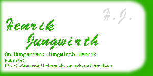 henrik jungwirth business card